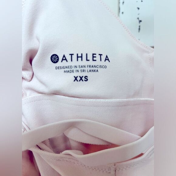 Athleta Avant Bodysuit, Milkshake Pink SIZE XXS - Picture 8 of 9